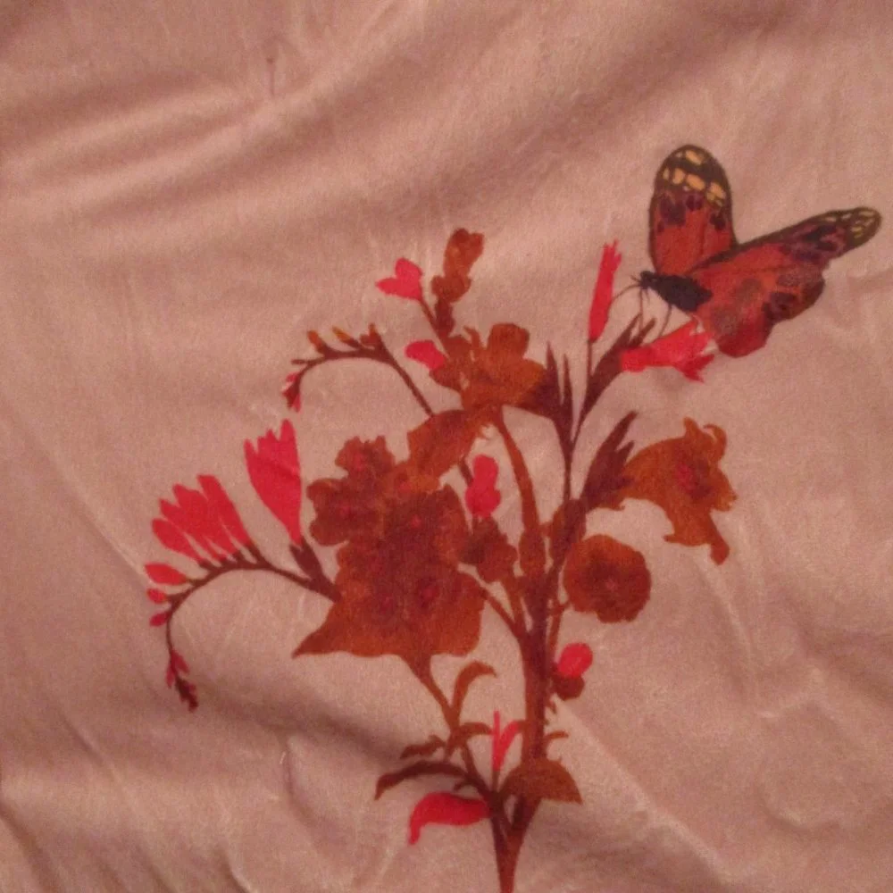 Anthropologie Pink Floral Quilt
